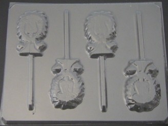 643 Lion Chocolate or Hard Candy Lollipop Mold